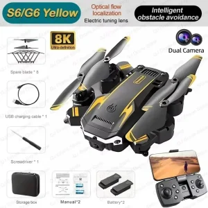 QJ S6/G6 GPS Drone 4K HD Camera Foldable Quadcopter