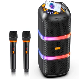 FanFun 2 Wireless Microphones Series Karaoke Machine